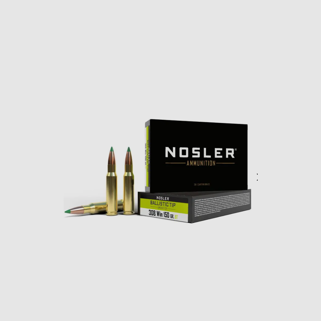 Munitions .308 Win Nosler Ballistic Tip 150 gr .61028, image 2 sur 2