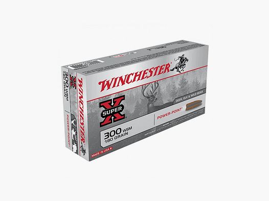 Super X 300 WINCHESTER Court Magnum 180 Grain Power Point Munitie 20 Schoten