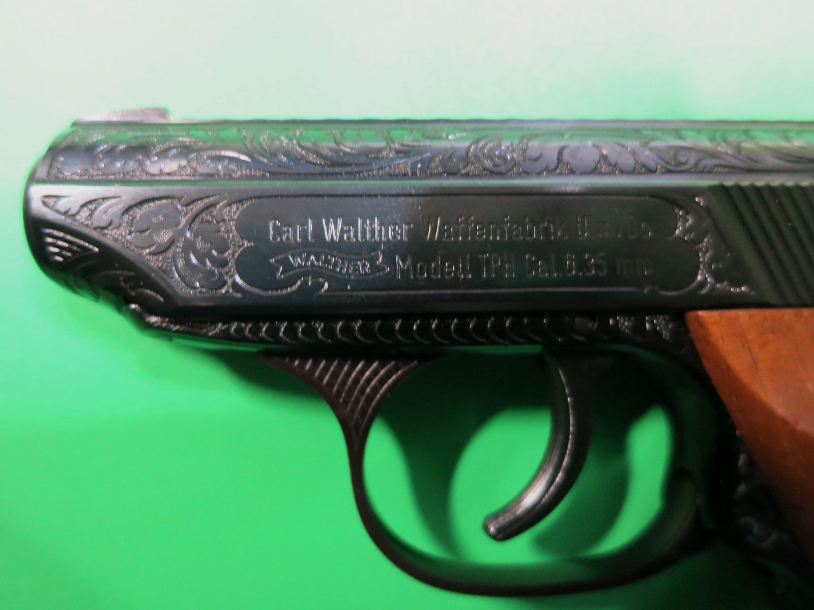 Walther/Ulm, Modell TPH "Eichenlaub", Kaliber .22lr, Taschenpistole, wie neu     #73, Bild 8 von 12