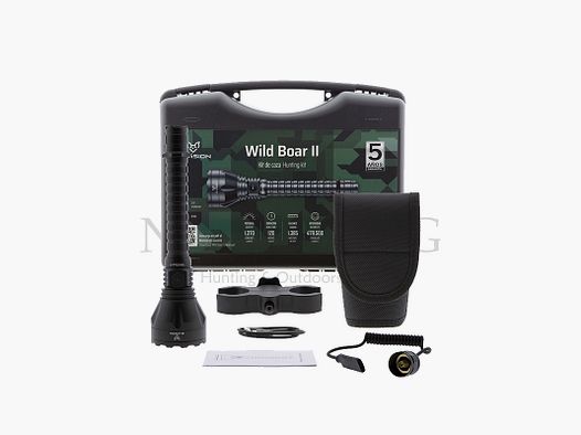 Linterna caza Wild Boar II BAT VISION Kit Caza