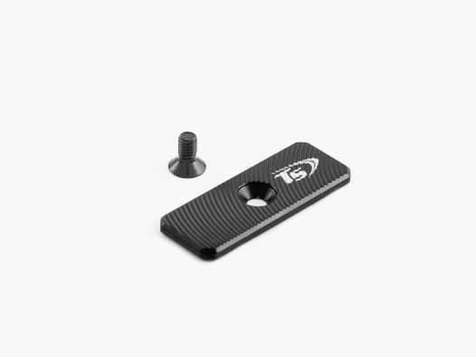 Oversized release button central hole 42mmx16mm