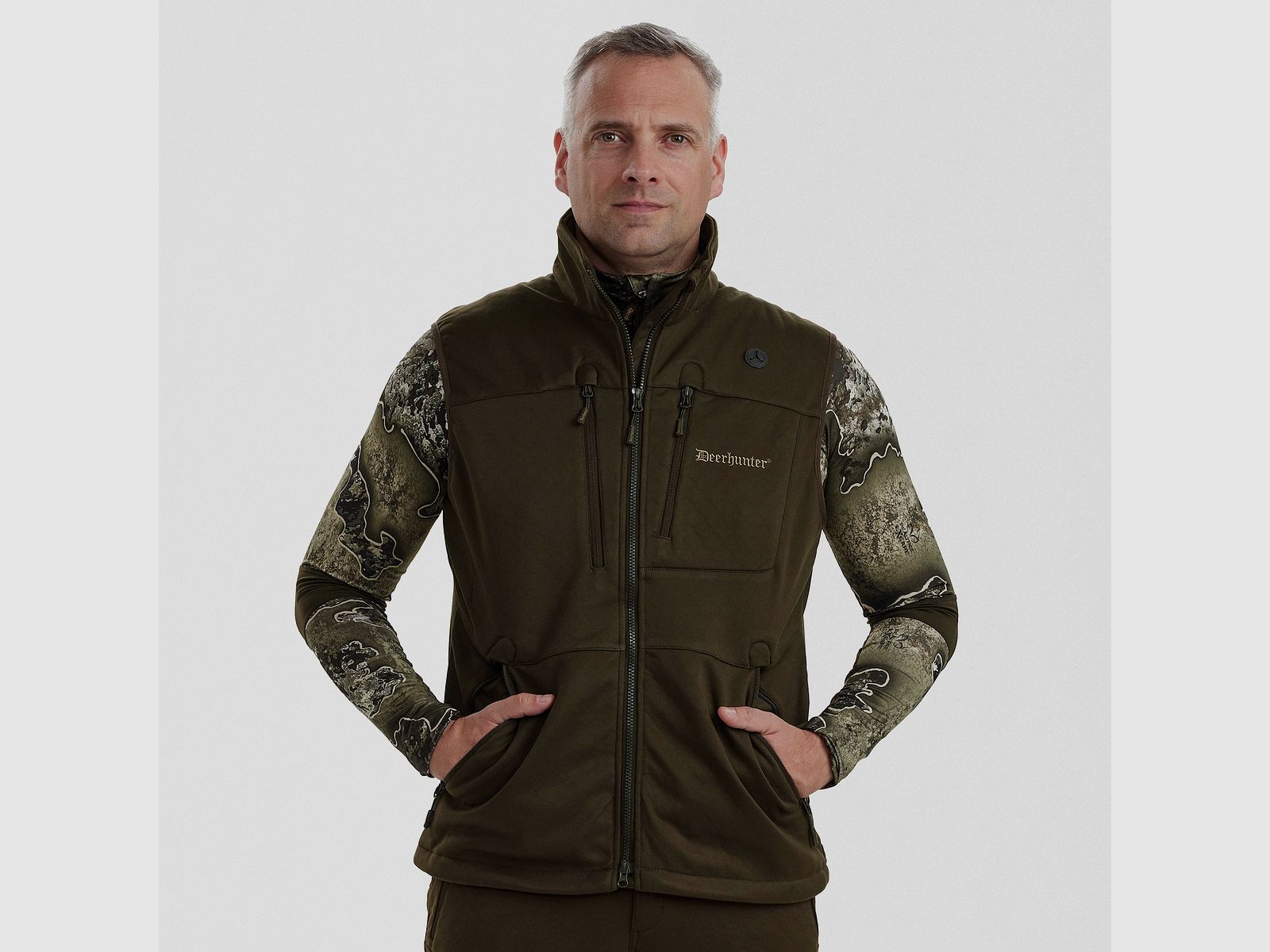 Deerhunter Excape Softshell Waistcoat Art Green S