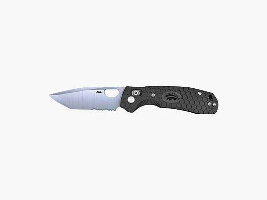 Couteaux pliants Medium-Large Tanto Serrated Crossbolt Noir Honey Badger