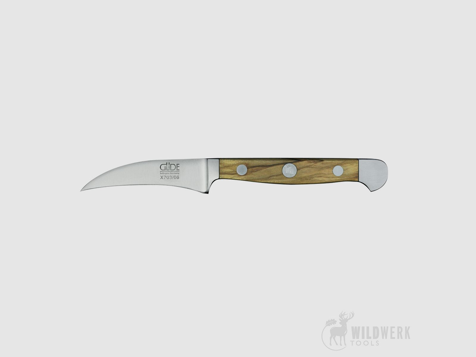 Güde Peeling Knife Alpha Olive