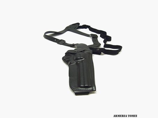 VEGA HOLSTER – VERTICAL LEATHER UNDERARM HOLSTER FOR 4" N FRAME REVOLVER