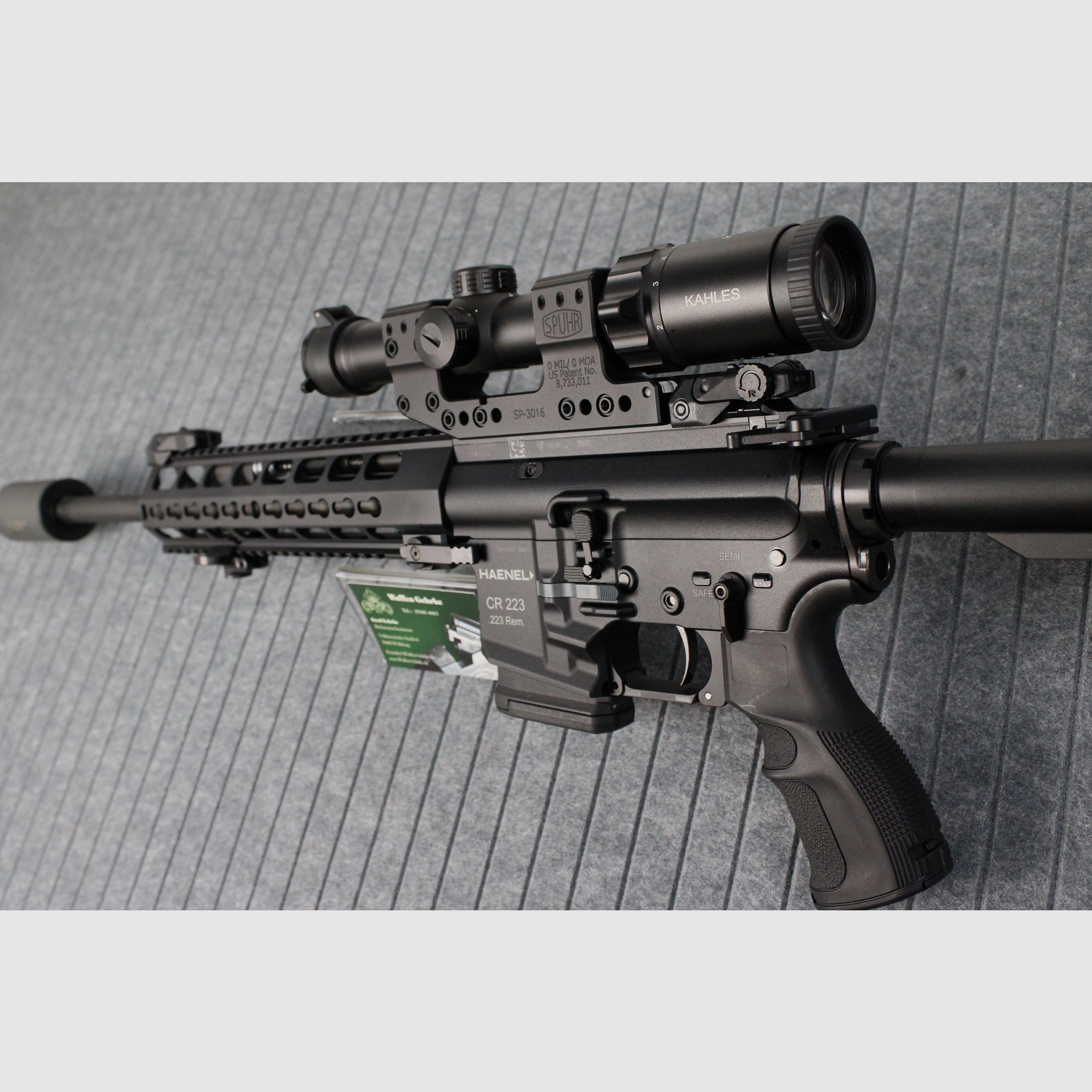 Haenel CR223 (AR15) Kahles K16i Blast deflector