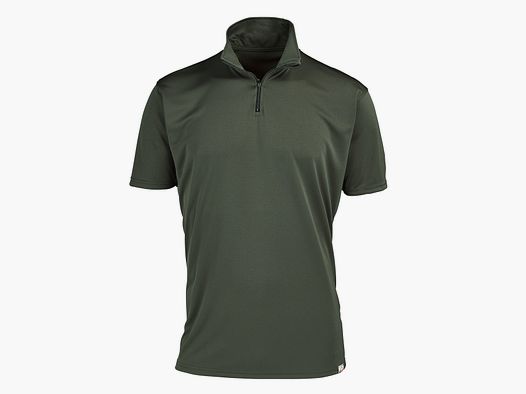 IQ-UV Funktionsshirt Korte Mouw Zip UV 50+