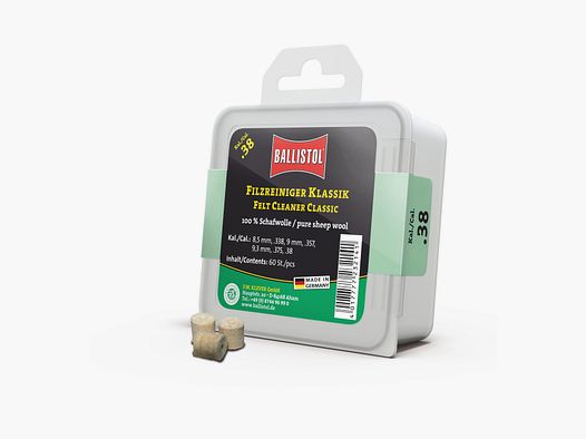 Ballistol FIELTROS DE LIMPIEZA PARA CAL.38 (BLISTER 60 u.)