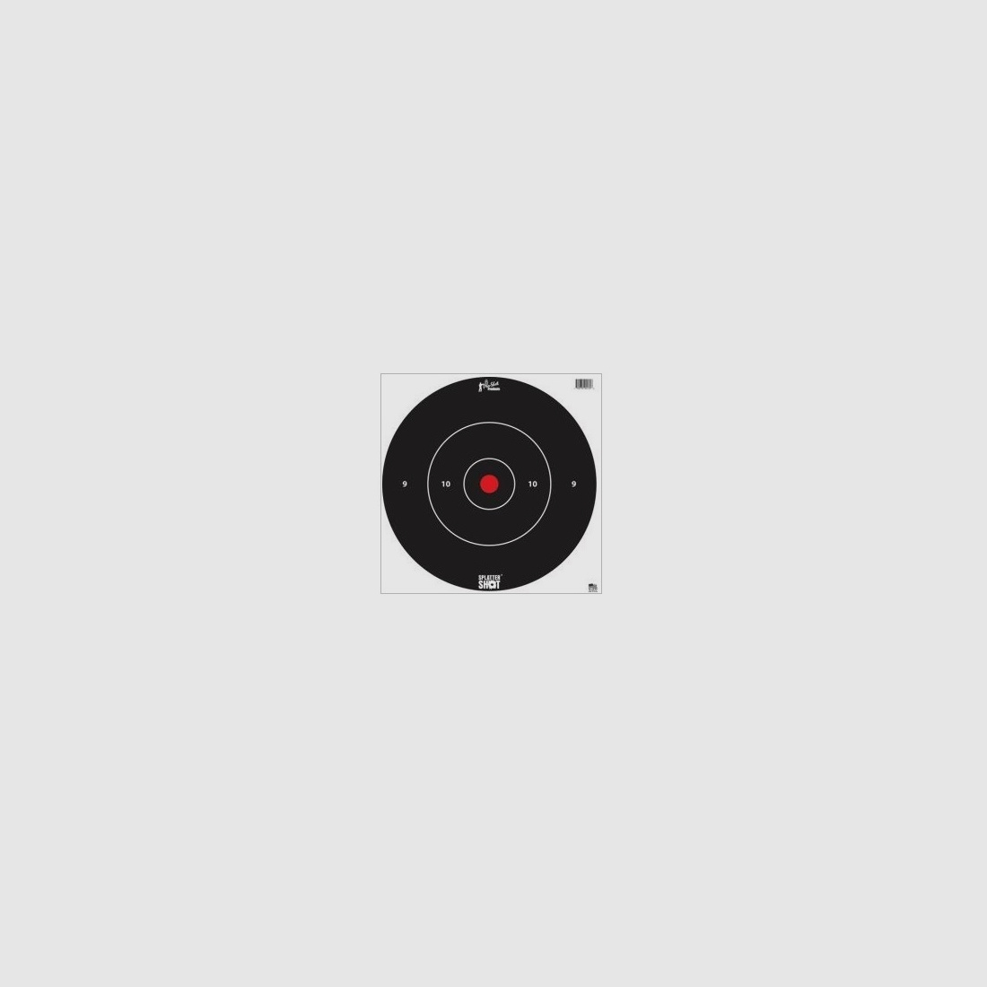 12 Scheiben Bullseye Weiß 30cm