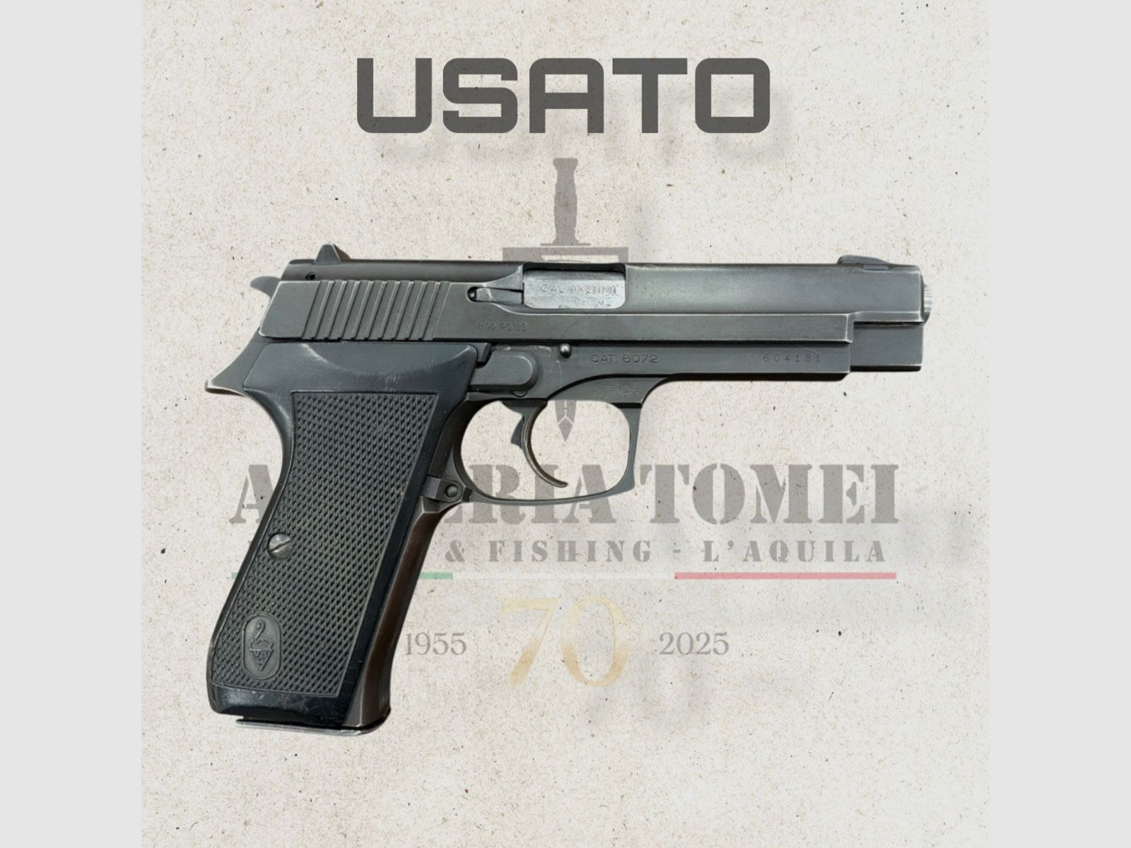 USED – PISTOL – BERNARDELLI MOD. P018S cal. 9×21, image 2 of 3