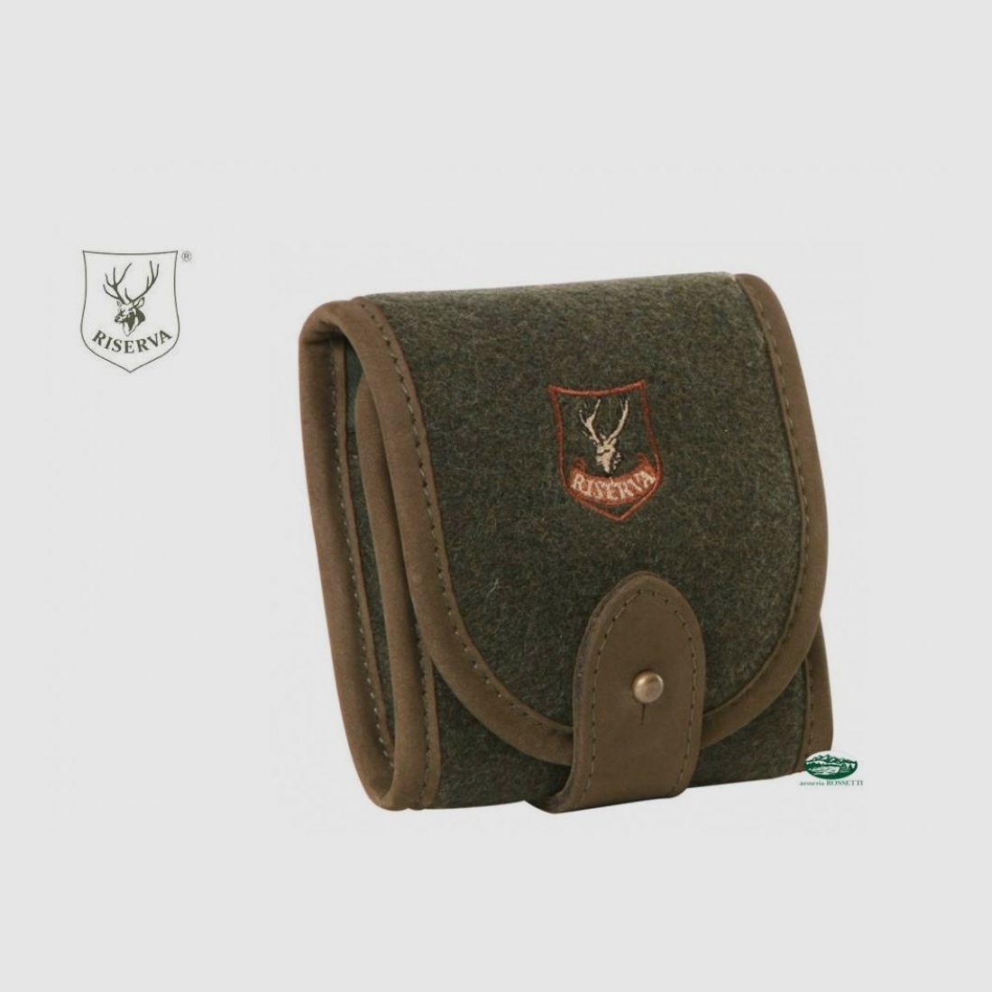 RISERVA Lodenholster grün 7 Zellen Multikaliber R1744