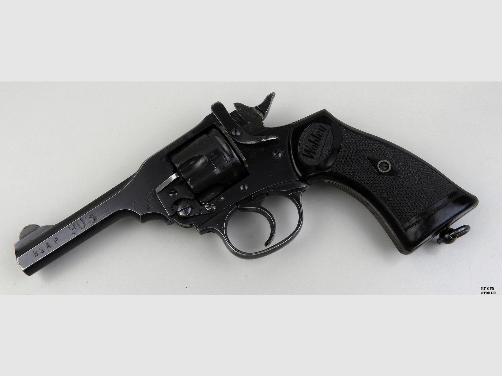 Revolver Webley & Scott mod. Mark IV Kal. 38 Rodhesian Police, Bild 2 von 9