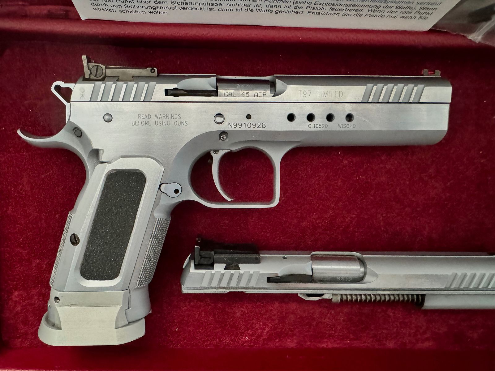 Tanfoglio T 97 Limited Custom HC 