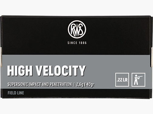 RWS HIGH VELOCITY - HV .22LR - 50 PATRONEN