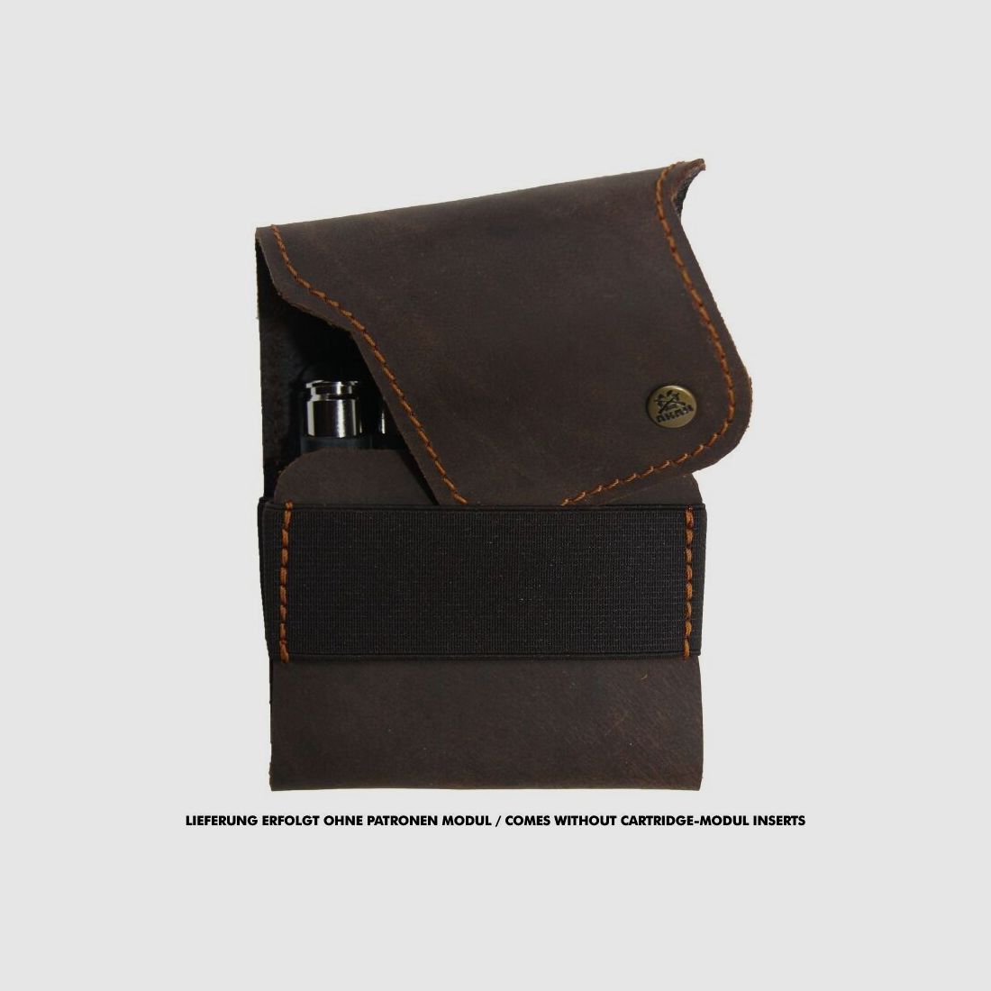 AKAH Patronenetui Büffelleder für RUAG Patronenmodul