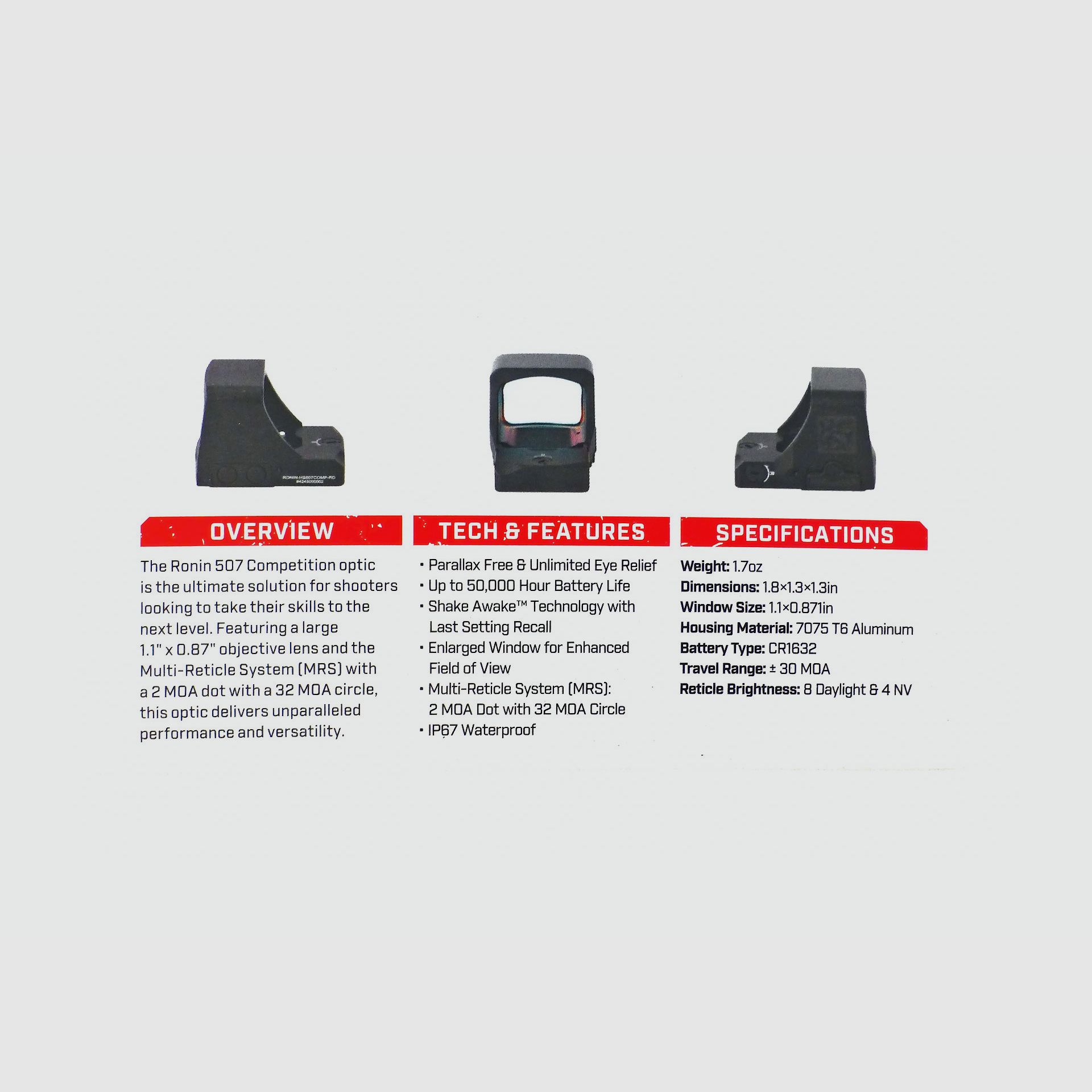Viseur HOLOSUN Ronin HS507 Comp, image 2 sur 2