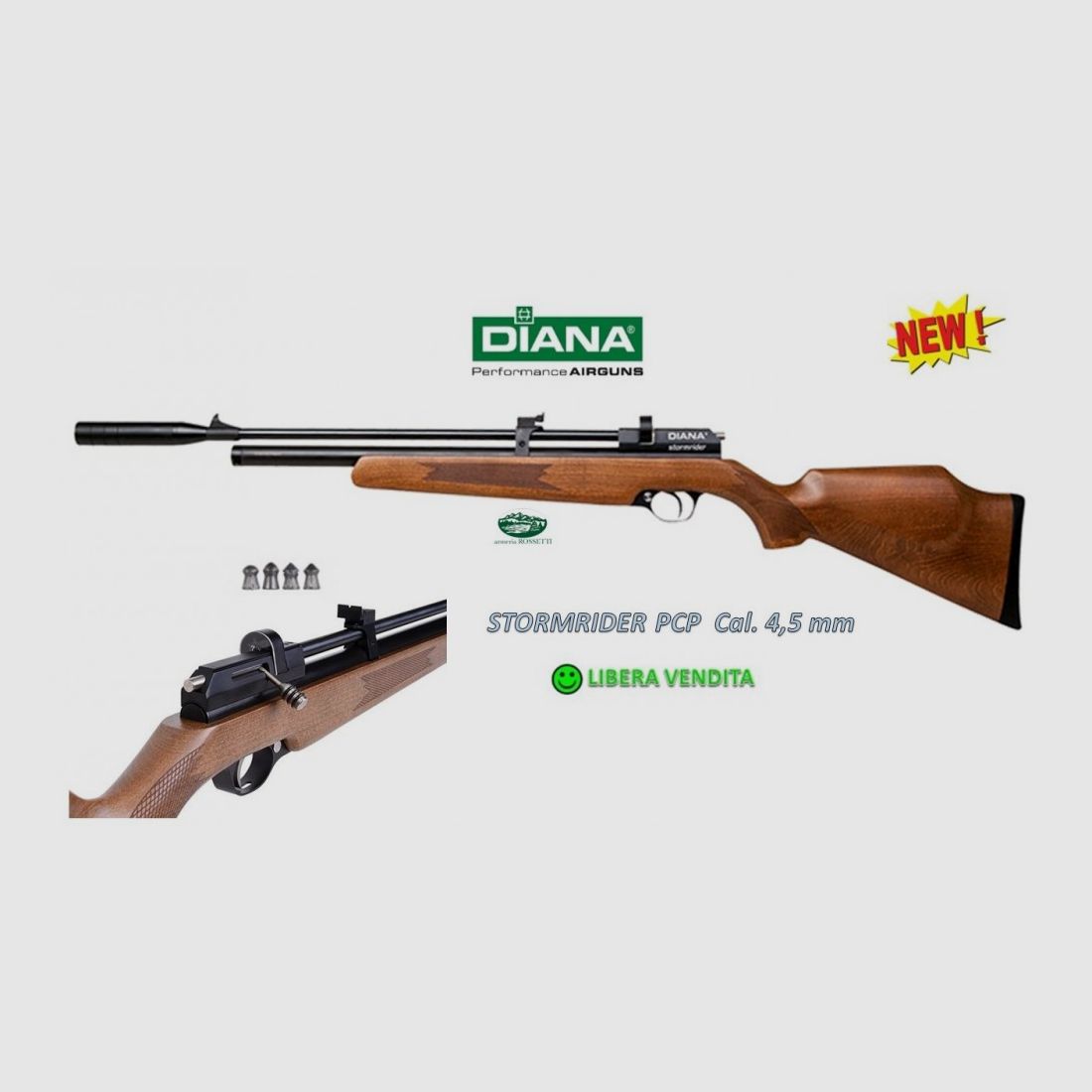 DIANA STORMRIDER PCP libera vendita Cal.4,5 mm