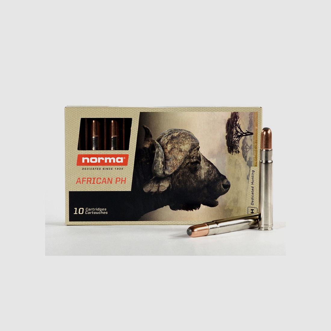 NORMA AFRICAN PH .416 Remington Magnum, partial jacket 450 grs 1 pack (10 shots at €17.50*)