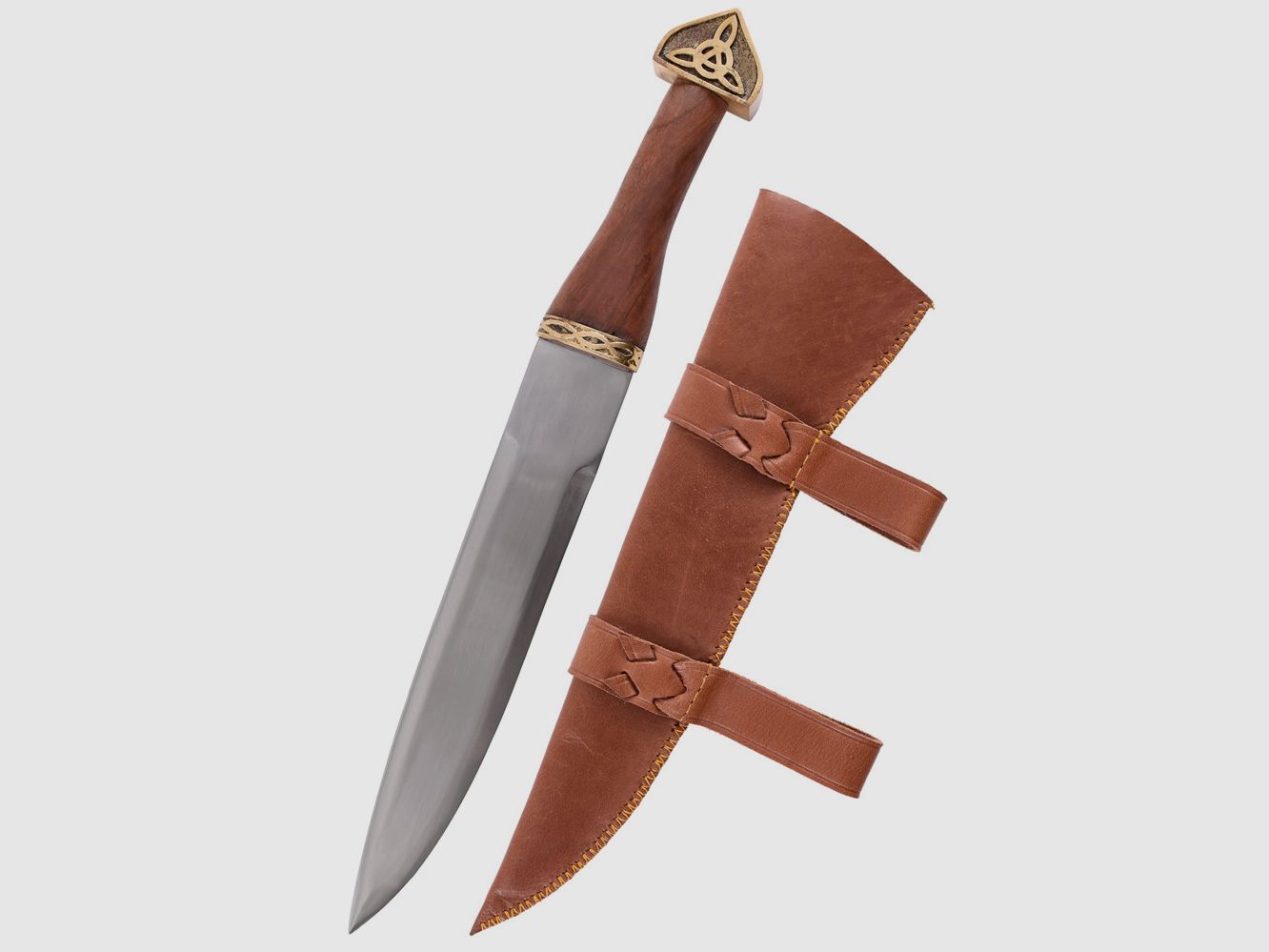 Wikinger Saxmesser mit Lederscheide