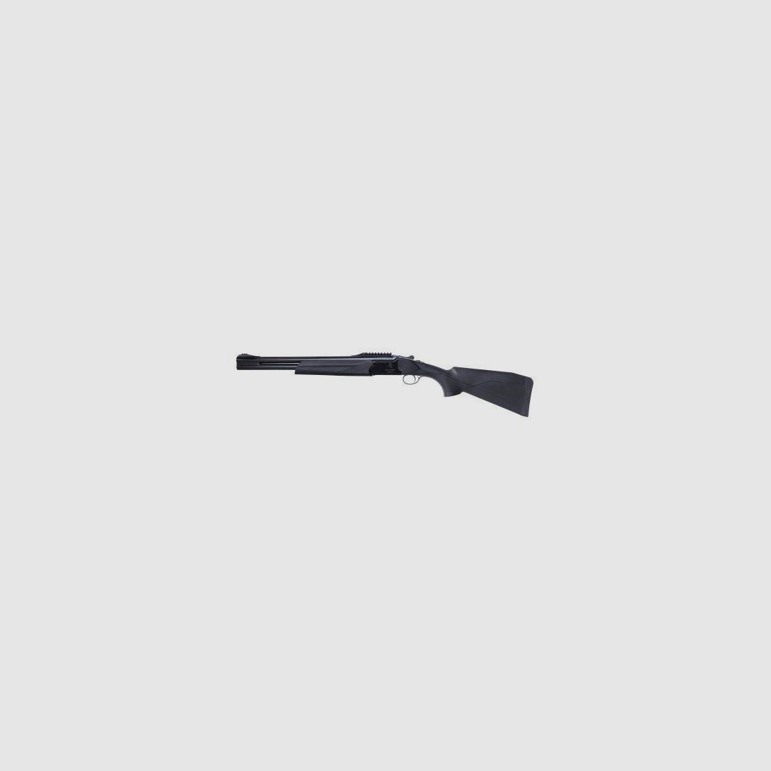 Bockdoppelflinte Regent 1867 Nr. 2, Kal. 12/76, LL 51 cm, Synthetik, Ejektor, Stahl