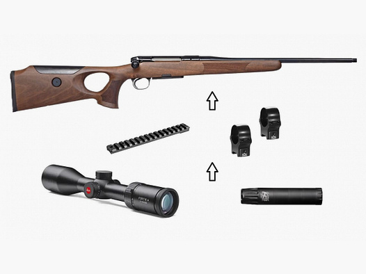Heym SR30 Ranger-UT + ZF Leica + ... - Power Pacs - Pakiet Kompletny