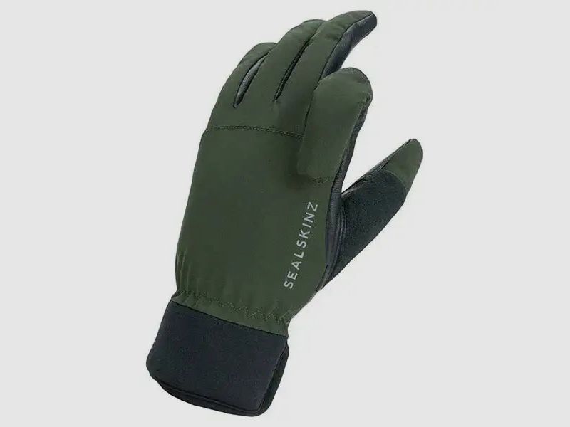Gants de tir SealSkinz Broome olive noir - S Hommes