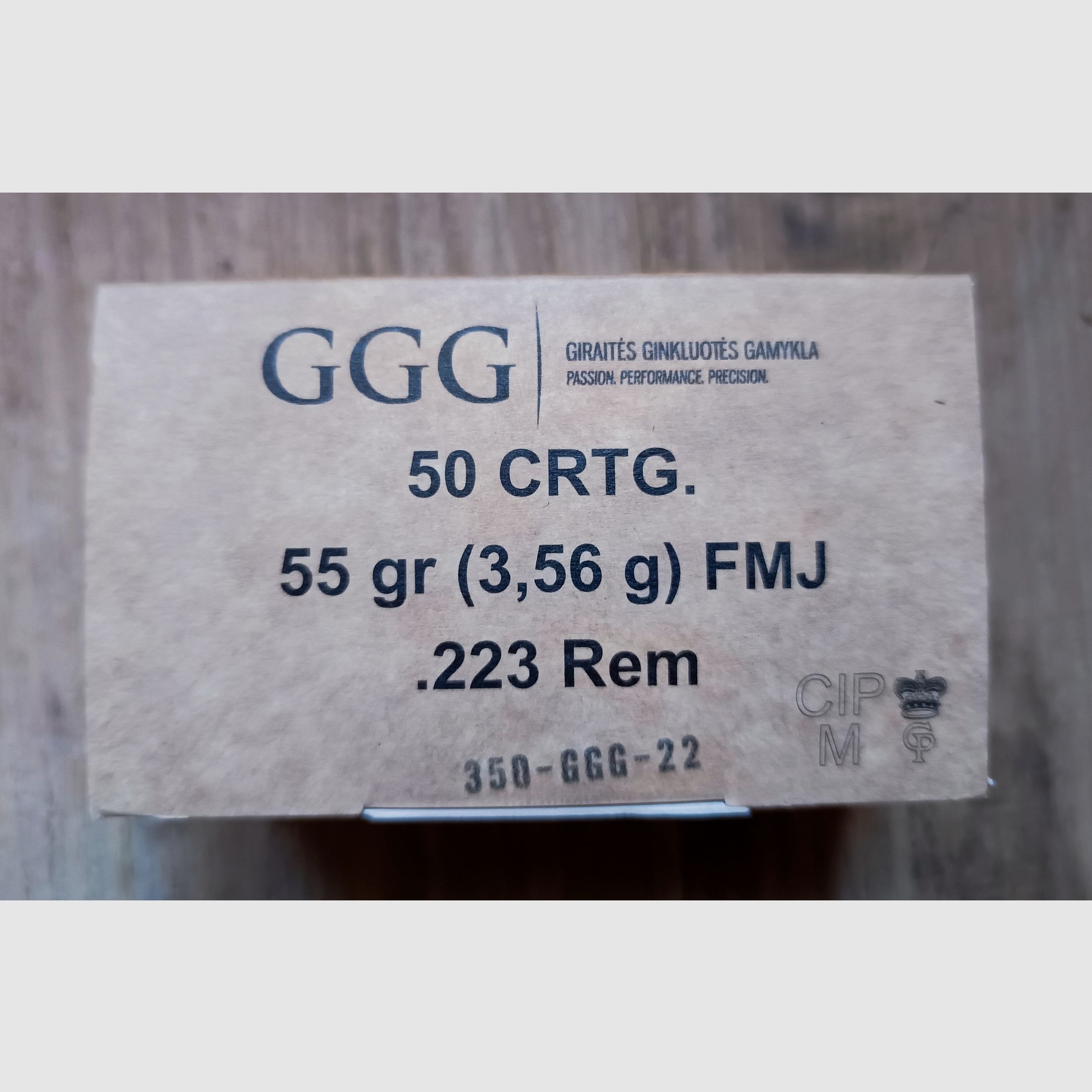 450 Schuss Munition .223 Rem, Neu & originalverpackt 