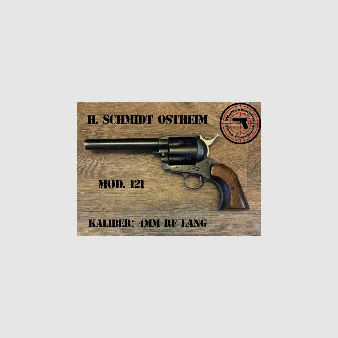 Revolver HS (H. SCHMIDT OSTHEIM) Mod. 121 im Kaliber 4mmR lang