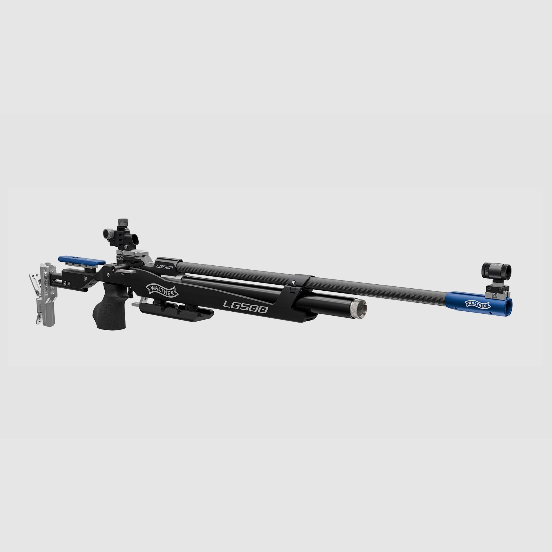 Walther LG500 Compétition crosse en aluminium droite, image 4 sur 4