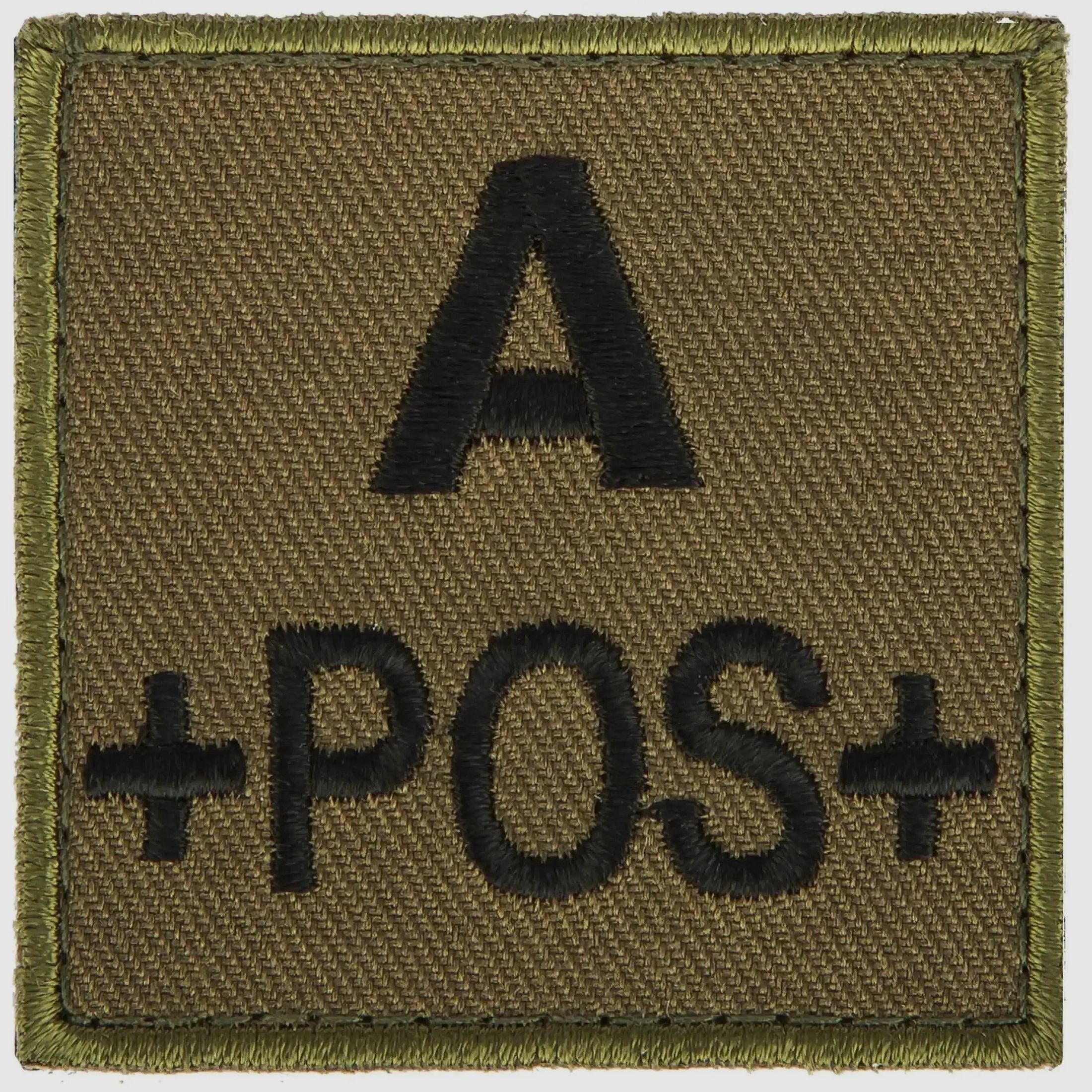 A10 Equipment A10 Equipment Blood Group Patch Blood Group A pos