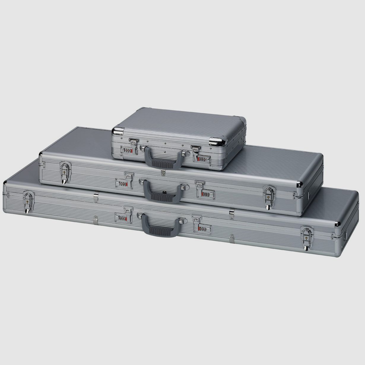 Aluminum gun case for combined weapons