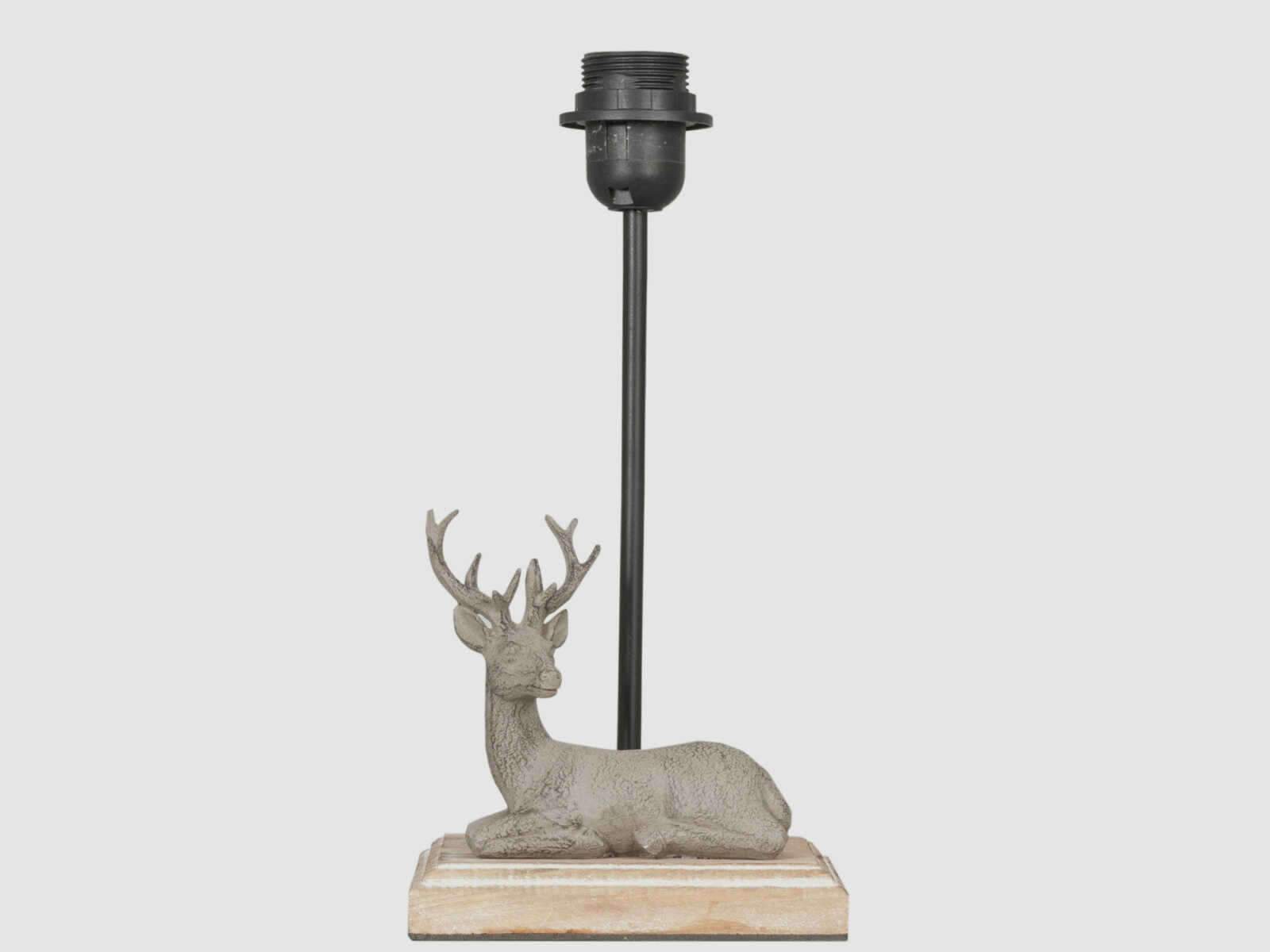 Lovergreen lamps with animal motifs elegant lying deer lamp + lampshade