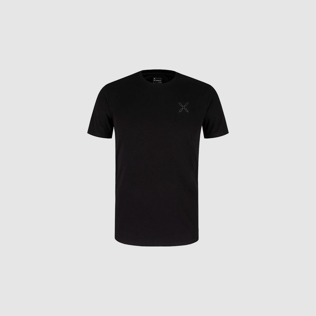 T-SHIRT – MONTURA – PENCIL LOGO Zwart, afbeelding 1 van 2