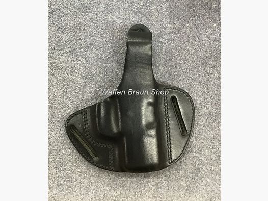 Carl Walther Leder Holster für Walther Pistole Model  PPS Schwarz