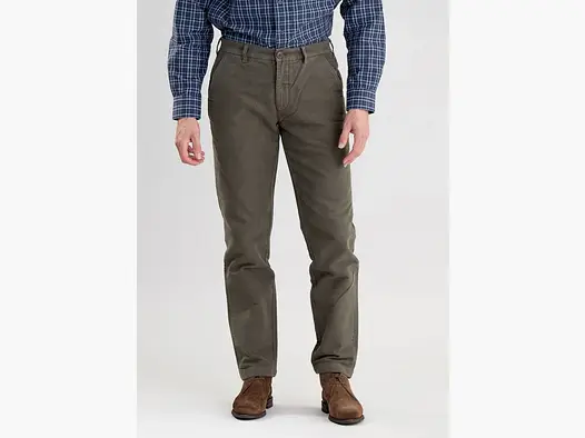 Barbour Neuston spodnie z moleskinu, ciemna oliwka