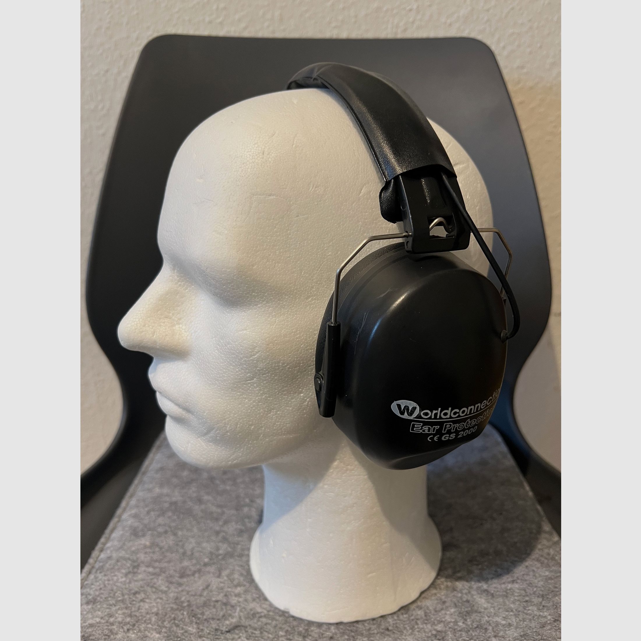 Elektronische gehoorbeschermers Worldconnection GS 2000 zwart