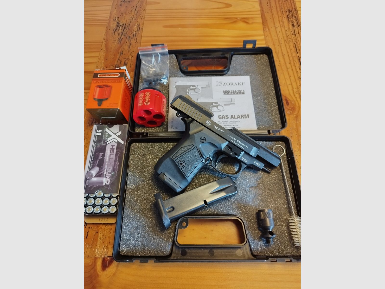 Zoraki 914-P Schreckschusswaffe 9mm PAK schwarz Sylvester Set !!Neuware!! 