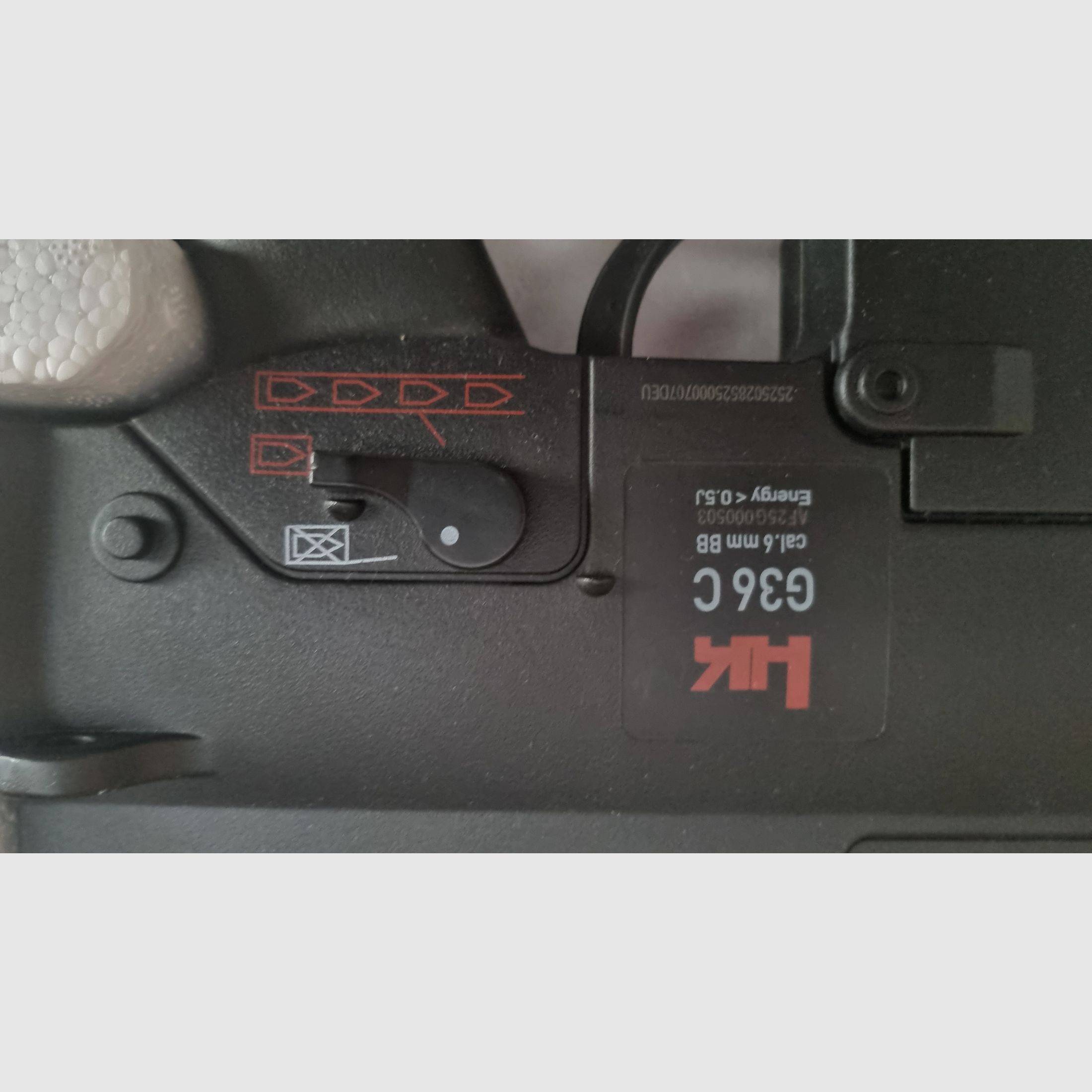 Airsoft G36 C 0.5 Joule