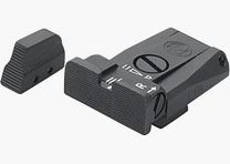 LPA SPR98BE07 Micrometer Vizier Set voor Beretta 92, 96, 98, M9 en M9A1 – Zwart Vizierbeeld