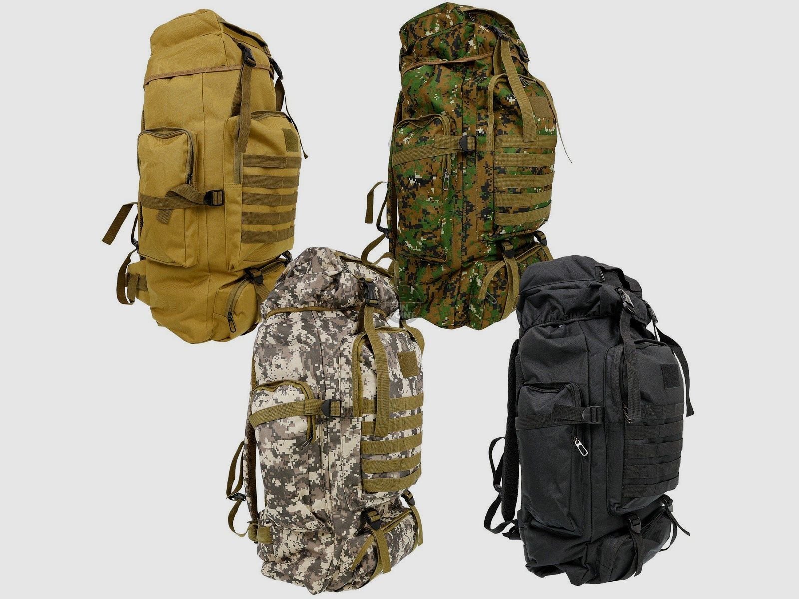 OpTacs Outdoor Trekking Rucksack 80L Molle