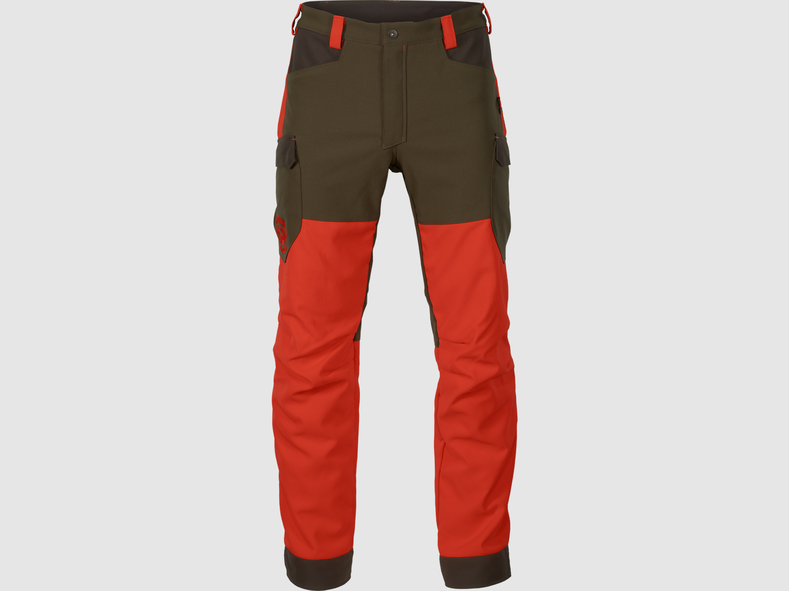 Pantaloni da uomo Härkila Wildboar Pro arancione-verde (110123593), immagine 6 di 6