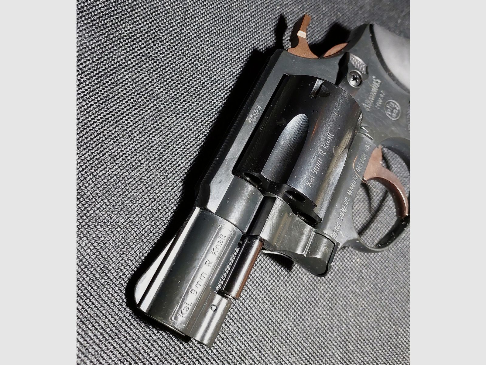 Weihrauch HW37 Cal. 9mm R.K. (PTB 887) OVP muy bien conservado (Arminius HW 37)