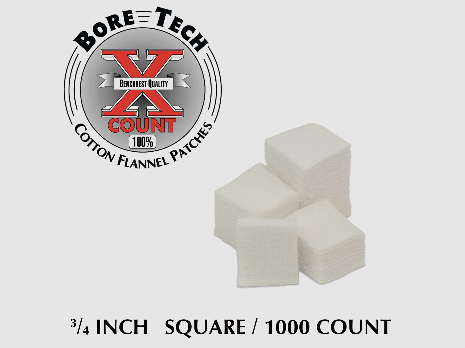 Bore Tech X-Count Patches – Baumwoll-Reinigungspatches nach Kaliber, Bild 2 von 8