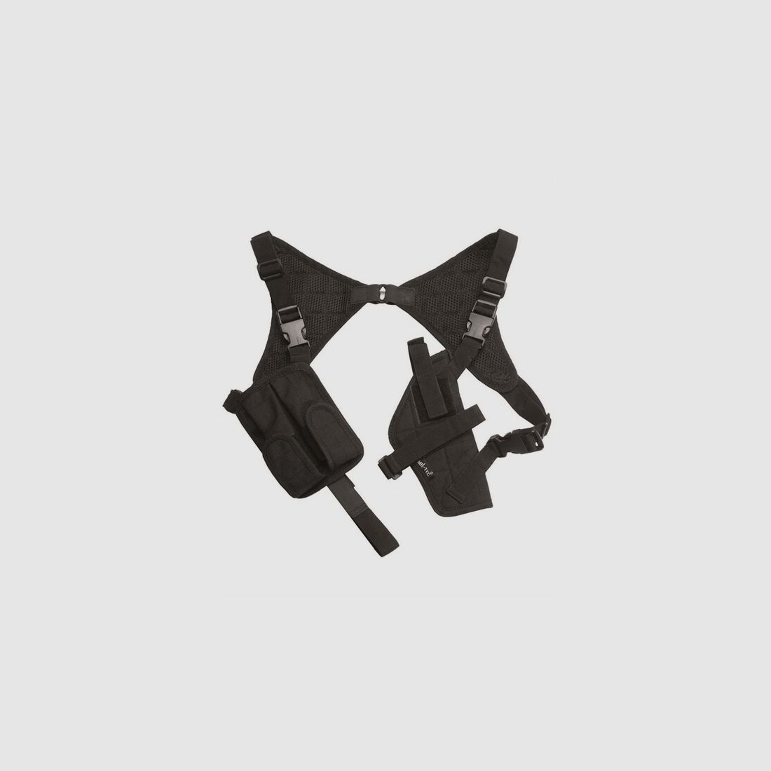 Pistolen Schulterholster RECHTS / LINKS Schwarz - Pistolentasche + Magazintasche