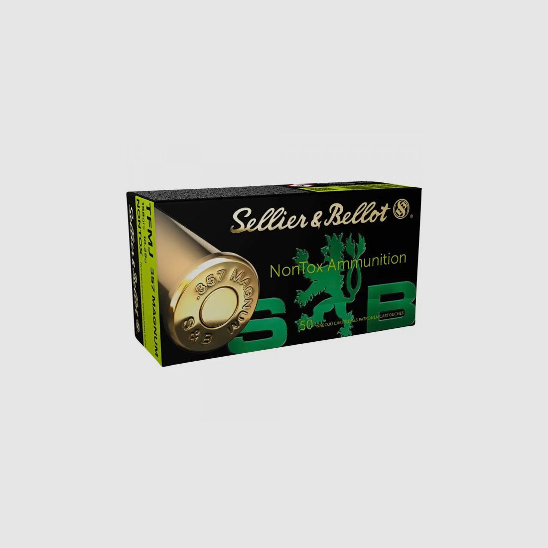 SELLIER & BELLOT .357MAG. 158GRS TFMJ. - 50 SCHUSS - NON-TOX