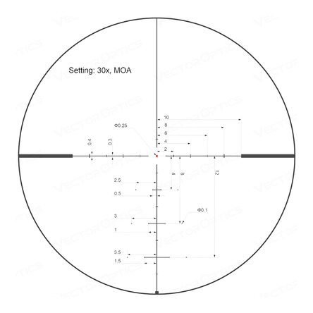 Vector Optic Continental x8 4-32x56 SFP Hunting Scope ED, image 13 of 13