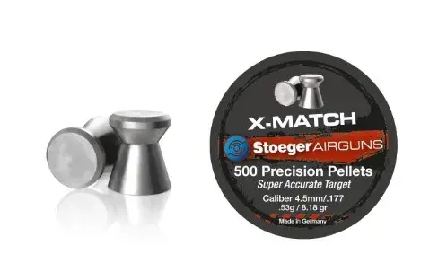 Scatola da 500 Piombi Stoeger X-Match Calibro 4,5 MM, immagine 2 di 2