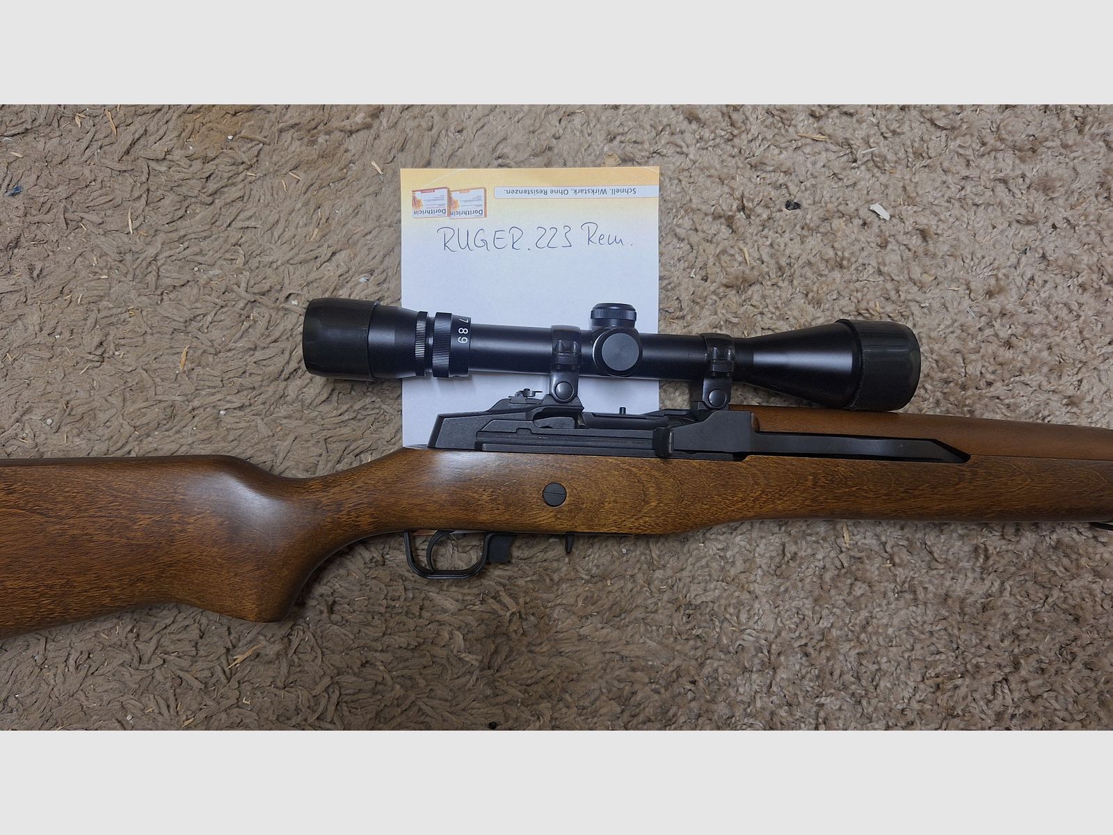 Ruger Mini, 223 Rem, semi-automatisch