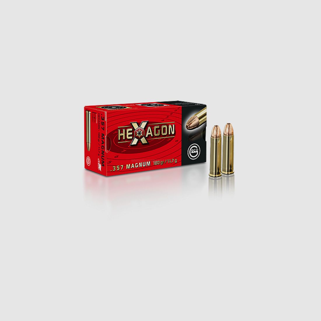 Geco .357 Mag. Hexagon 180grs.
