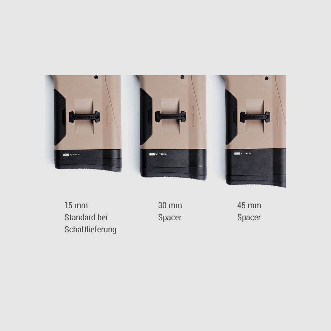Espaciador HERA ARMS para culata CQR 30 mm